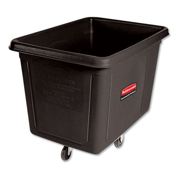 Rubbermaid® Commercial Cube Truck, Rectangular, 600 Lb Capacity, Black freeshipping - TVN Wholesale